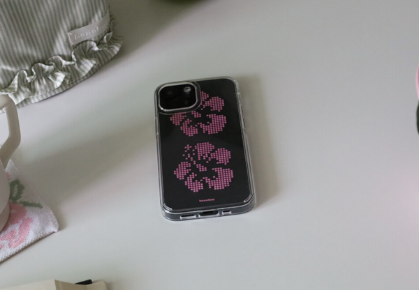 [honokaa] Hibiscus (PINK) Jelly Hard Case