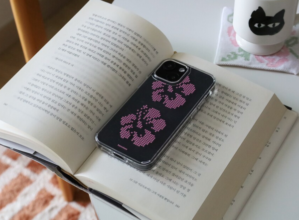 [honokaa] Hibiscus (PINK) Jelly Hard Case