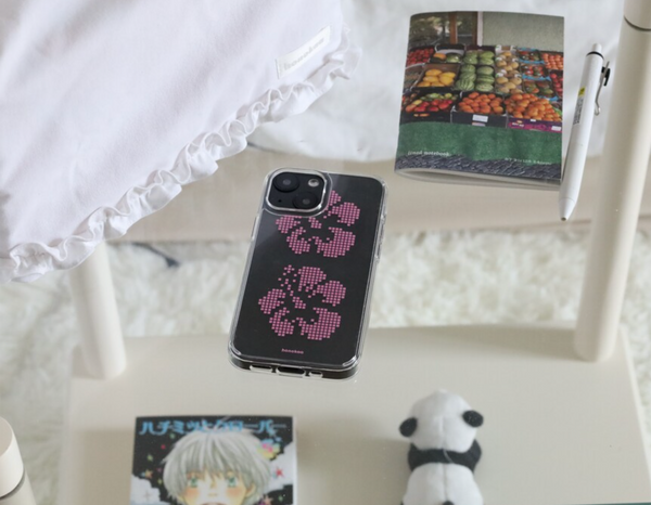 [honokaa] Hibiscus (PINK) Jelly Hard Case