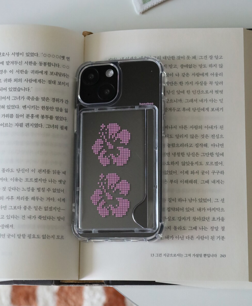 [honokaa] Hibiscus (PINK) Jelly Hard Case