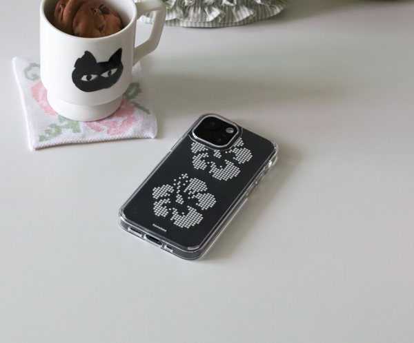 [honokaa] Hibiscus (WHITE) Jelly Hard Case