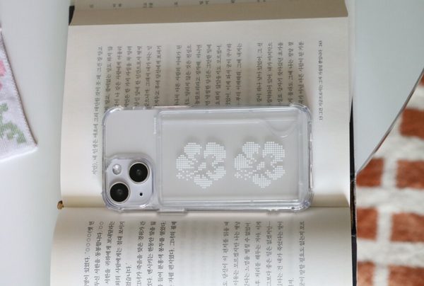 [honokaa] Hibiscus (WHITE) Jelly Hard Case