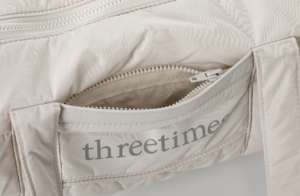 [threetimes] Bebe Sport Bag (Beige)