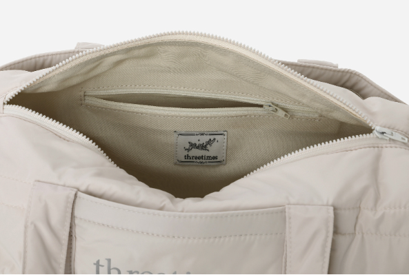 [threetimes] Bebe Sport Bag (Beige)