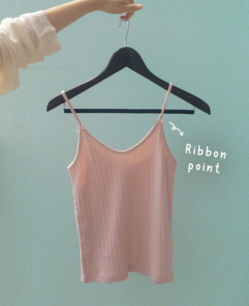 [SLOWAND] # SLOWMADE Mini Ribbon Tight Sleeveless