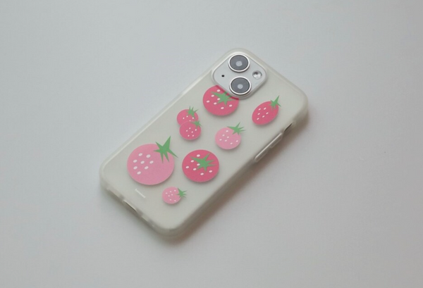 [honokaa] Strawberry Phone Case