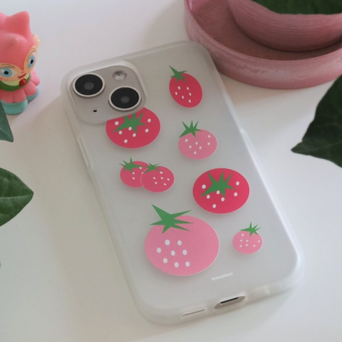 [honokaa] Strawberry Phone Case
