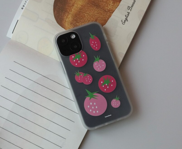 [honokaa] Strawberry Phone Case