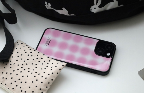 [honokaa] PINK SPREAD Epoxy Phone Case