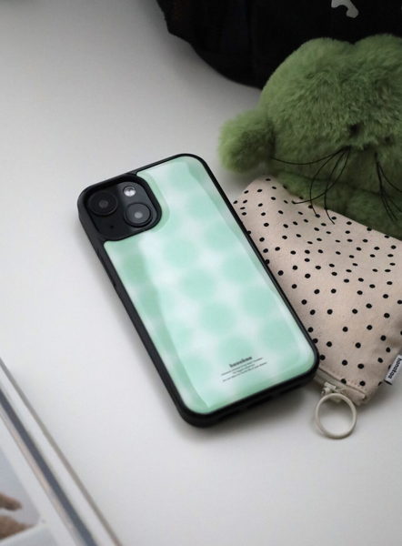 [honokaa] MINT SPREAD Epoxy Phone Case