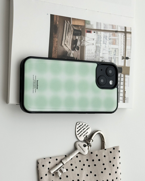 [honokaa] MINT SPREAD Epoxy Phone Case