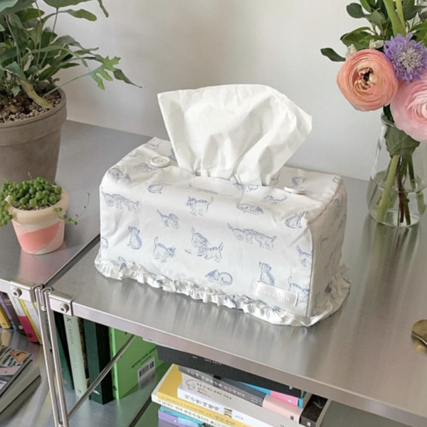 [honokaa] Little Kitties Frill Tissue Cover