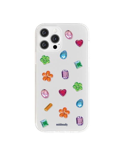 [midmaly] Summer Gems Jelly Phone Case