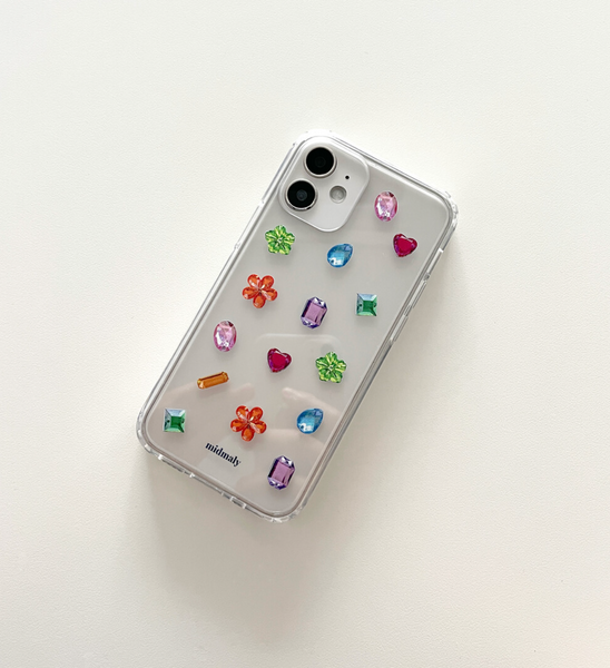 [midmaly] Summer Gems Jelly Phone Case