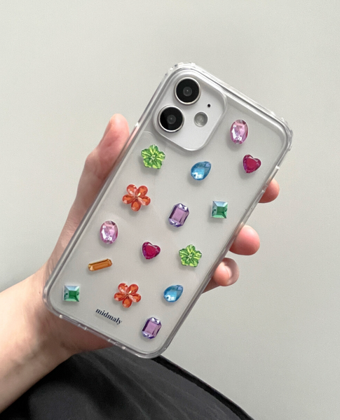 [midmaly] Summer Gems Jelly Phone Case