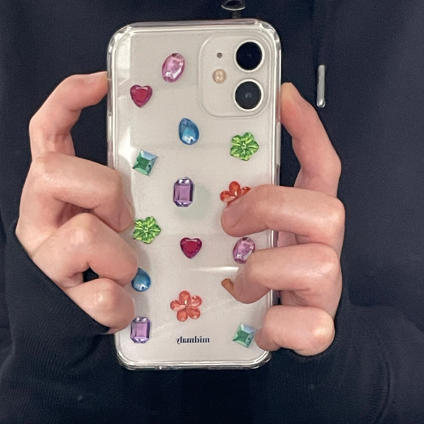 [midmaly] Summer Gems Jelly Phone Case