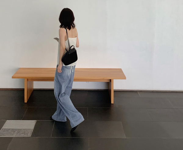 [SLOWAND] # SLOWMADE Summer Wide Denim Pants