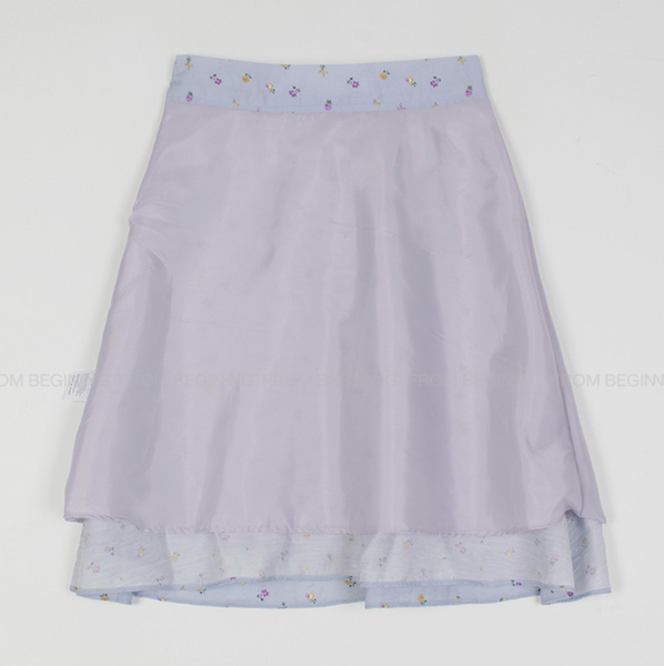 [FROM BEGINNING] Bella Flower Midi skirt