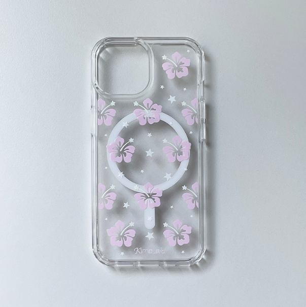 [Kim cupid] Hawaiian Angel (Pink) Jelly Hard Case / MagSafe Case