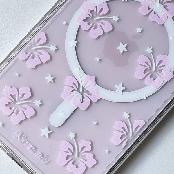 [Kim cupid] Hawaiian Angel (Pink) Jelly Hard Case / MagSafe Case