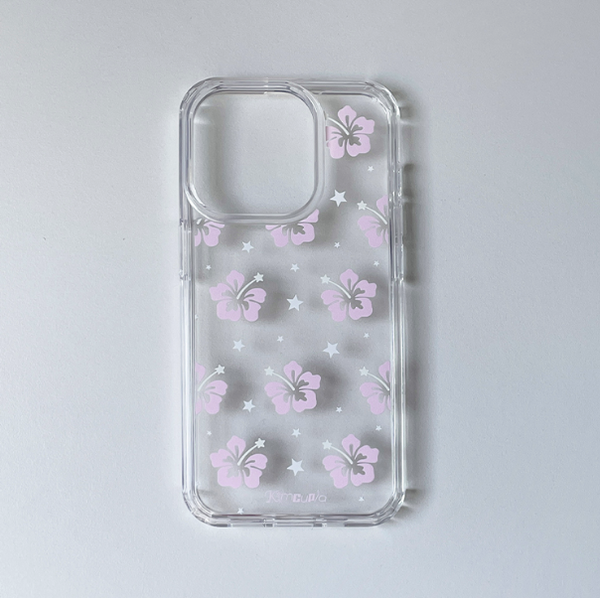 [Kim cupid] Hawaiian Angel (Pink) Jelly Hard Case / MagSafe Case