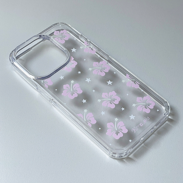 [Kim cupid] Hawaiian Angel (Pink) Jelly Hard Case / MagSafe Case