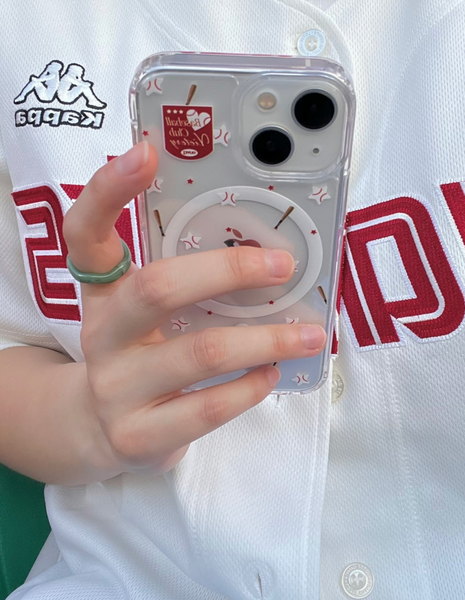 [OLIVET] Baseball Club Victory Clear Phone Case / MagSafe Phone Case