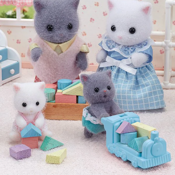 [Sylvanian Families] Persian Cat Twins