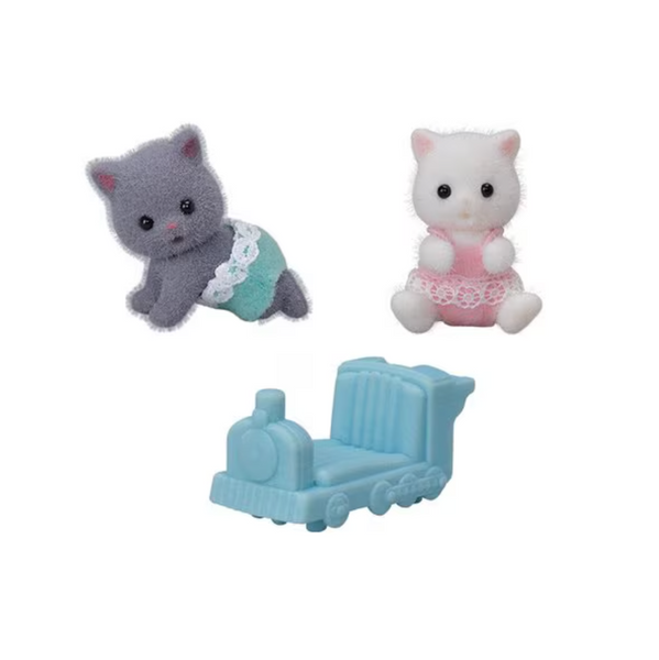 [Sylvanian Families] Persian Cat Twins