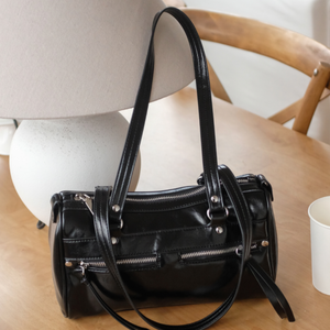 [98°C] Coaster Zipper Shoulder Bag