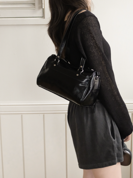 [98°C] Coaster Zipper Shoulder Bag