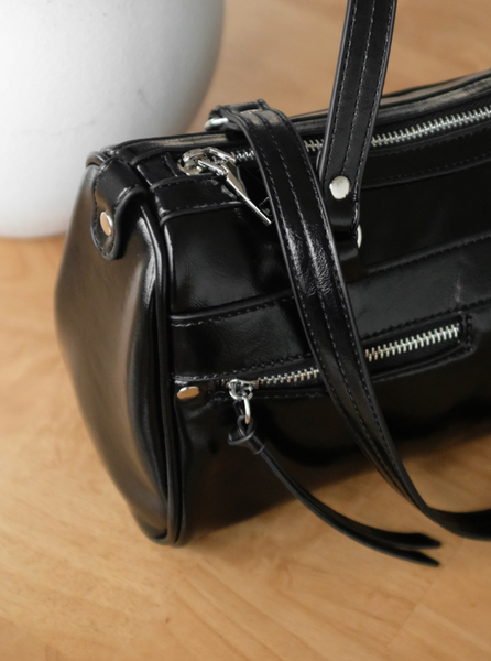 [98°C] Coaster Zipper Shoulder Bag