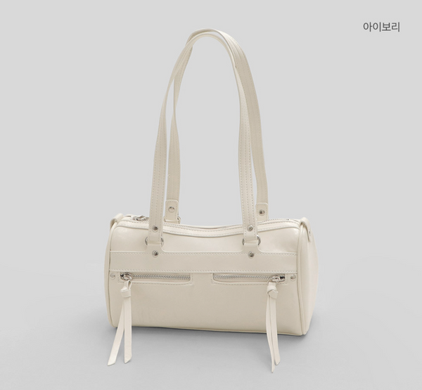 [98°C] Coaster Zipper Shoulder Bag