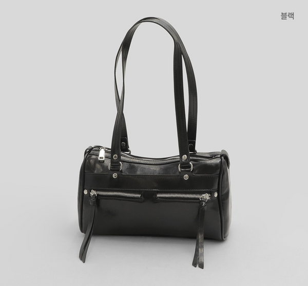 [98°C] Coaster Zipper Shoulder Bag