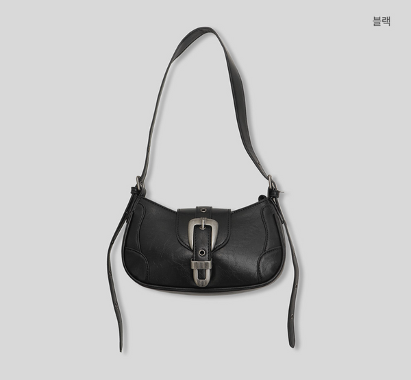 [98°C] Metal Vintage Buckle Shoulder Bag (Cross Bag)