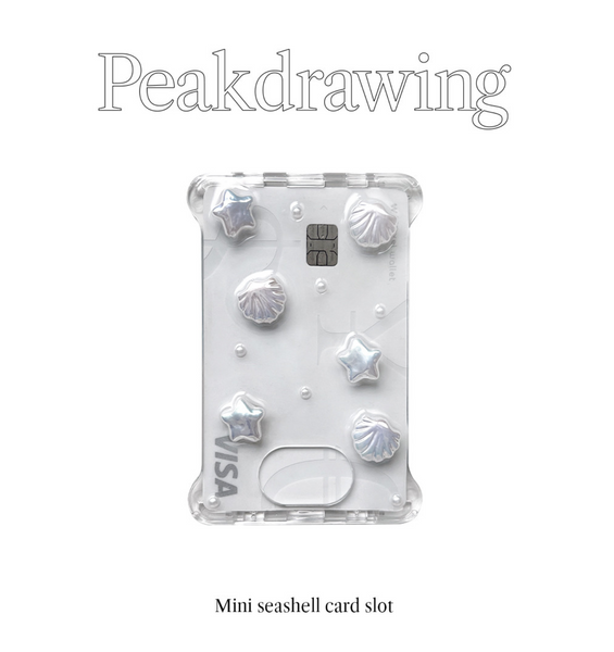 [Peakdrawing] Mini Seashell Card Slot