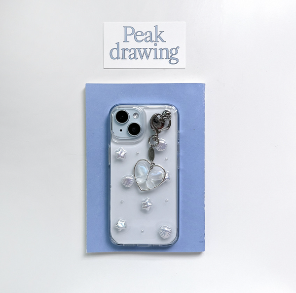 [Peakdrawing] Mini Seashell Heart Phone Case