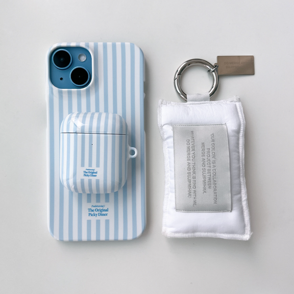 [Peakdrawing] Slim Sky Stripe Airpods Hard Case