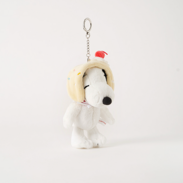 [Peanuts] Snoopy Vanilla Ice-cream Doll Keyring 16cm