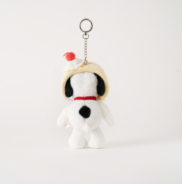 [Peanuts] Snoopy Vanilla Ice-cream Doll Keyring 16cm