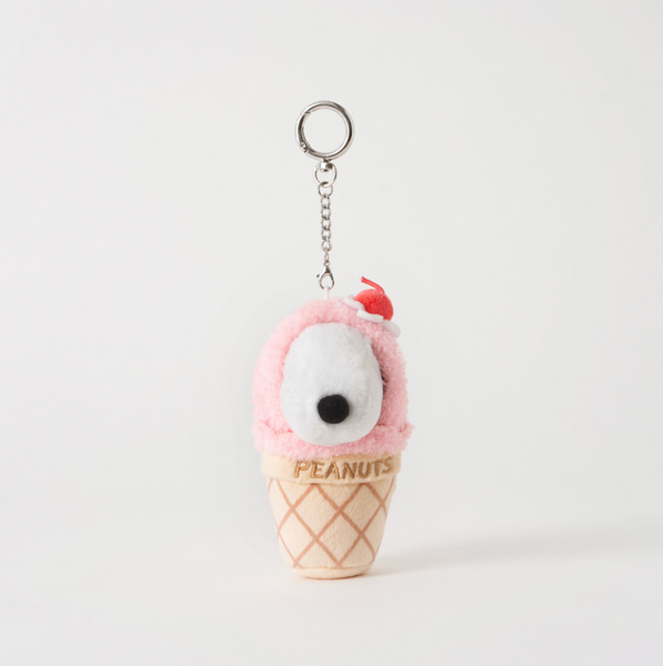 [Peanuts] Snoopy Ice-cream Doll Keyring 12cm