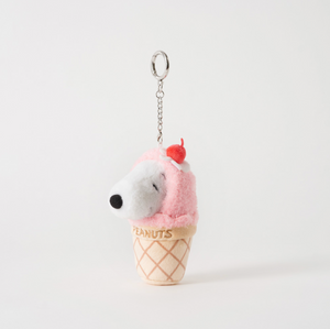 [Peanuts] Snoopy Ice-cream Doll Keyring 12cm