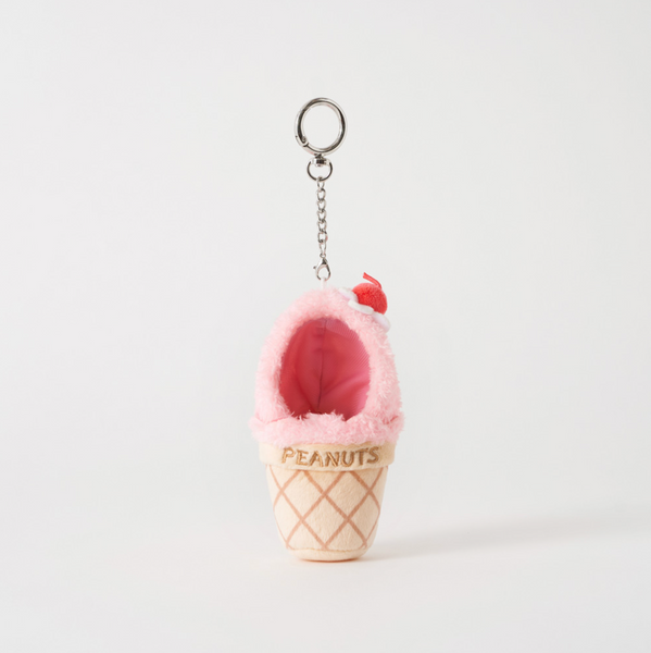 [Peanuts] Snoopy Ice-cream Doll Keyring 12cm