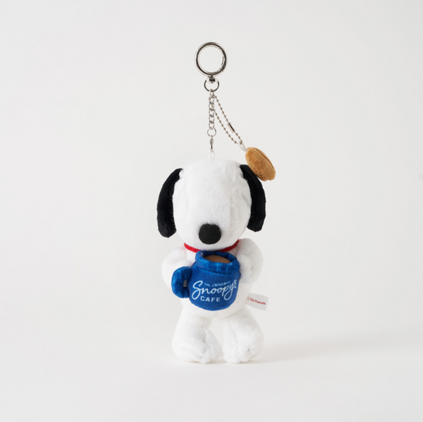 [Peanuts] Snoopy Coffee Time Doll Keyring 16cm