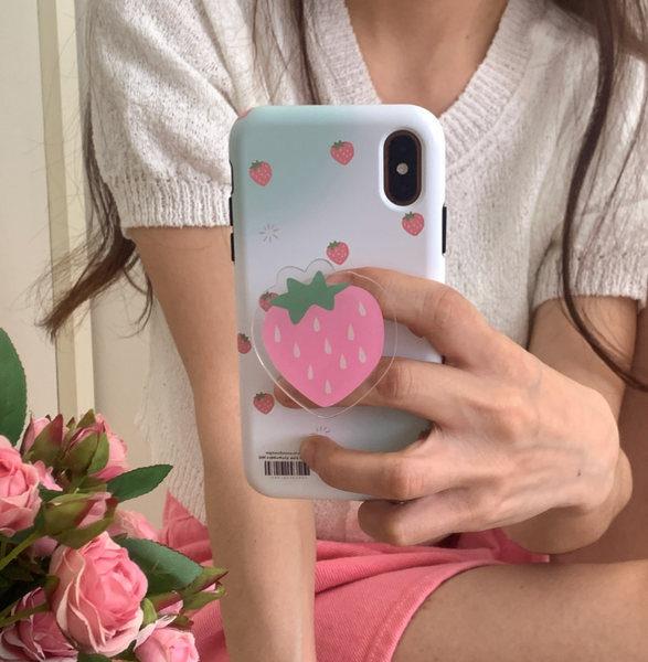 [second boutique] Fruit Fruit Pink Berry Hard Case