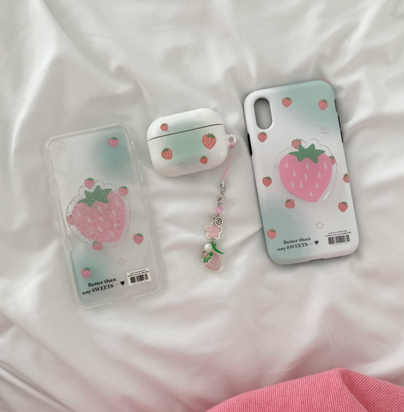 [second boutique] Fruit Fruit Pink Berry Hard Case