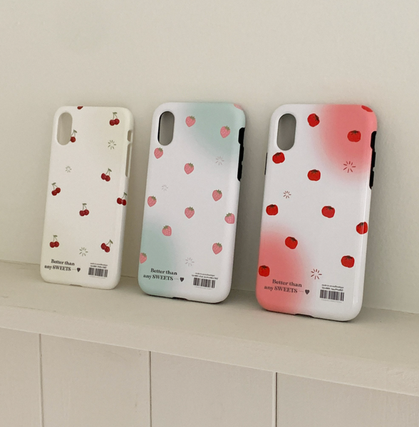 [second boutique] Fruit Fruit Pink Berry Hard Case