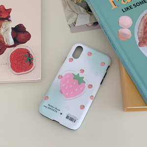 [second boutique] Fruit Fruit Pink Berry Hard Case