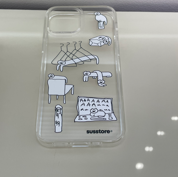 [SUSSTORE] 알 수 없는 매옹이 Jelly Hard Case