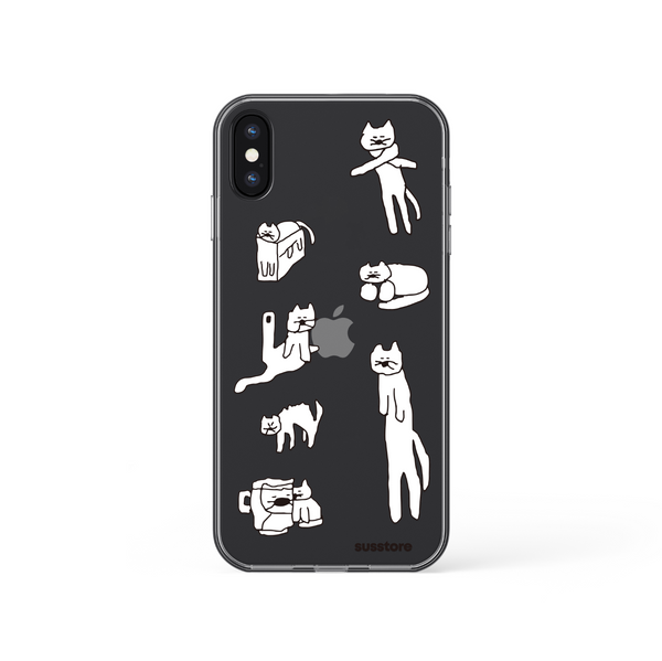 [SUSSTORE] 하찮은 그림판 매옹이 Jelly Hard Case